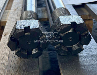 Гайка М48 шпильки корончатая